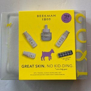 Beekman 1802 Great Skin, 4 piece Travel Sized Skincare set, NEW. SEALED